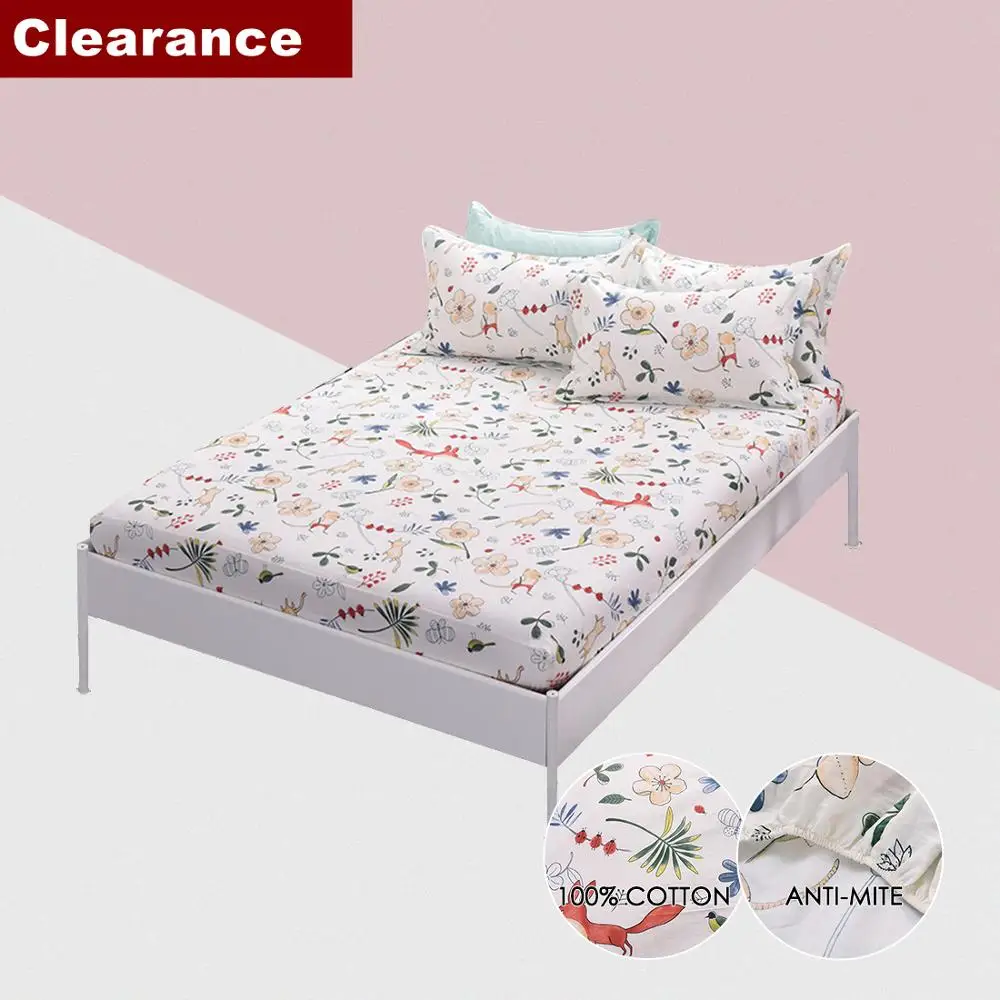 Наматрасник из 100% хлопка протектор для простыни Воздухопроницаемый домашний