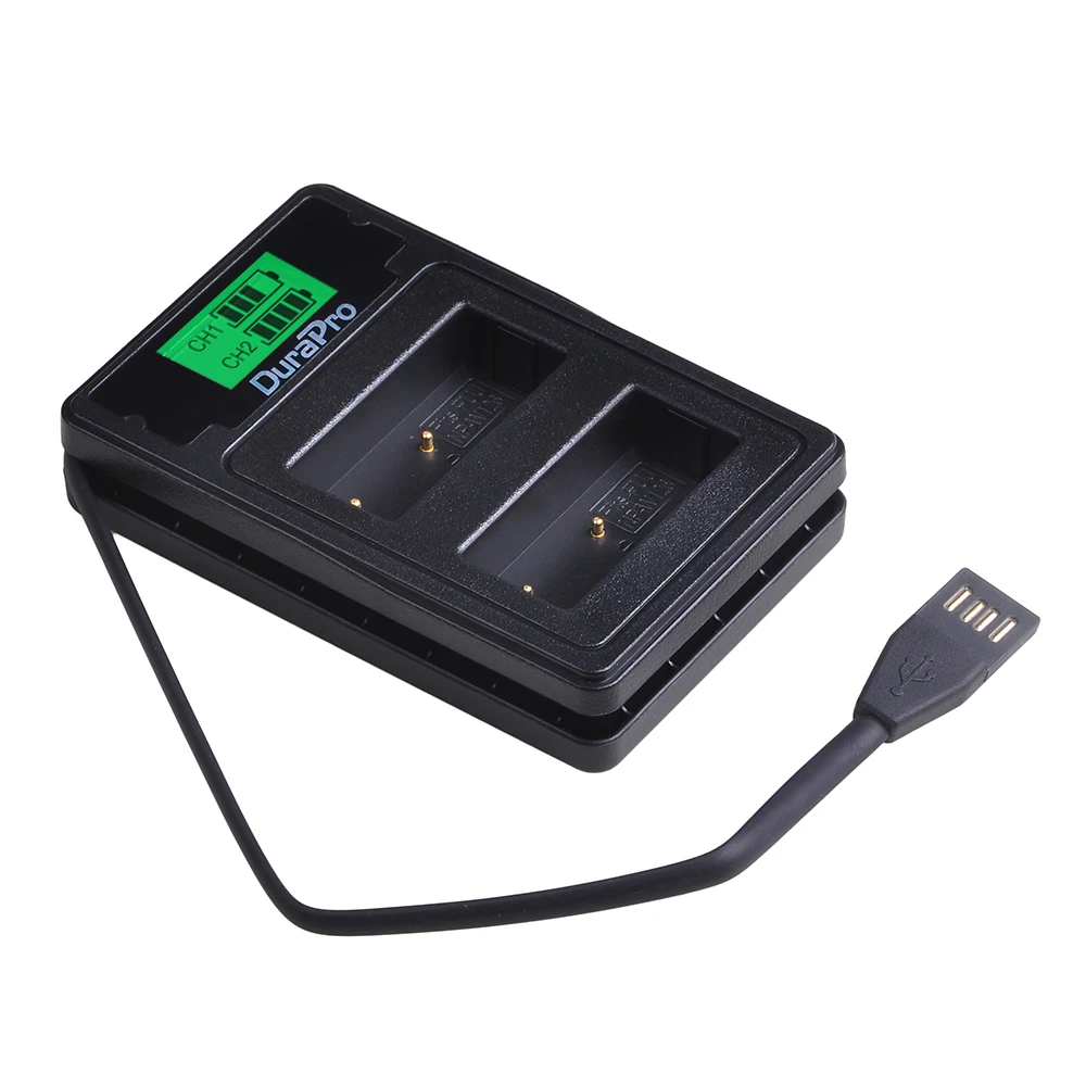 2X1260 мА/ч NP-W126 NP W126 Камера Li-Ion Батарея + ЖК-дисплей USB Dual Зарядное устройство для