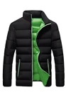 Новинка 2021, зимняя брендовая одежда для велоспорта, одежда для рыбалки, Мужская однотонная спортивная куртка с толстой хлопковой подкладкой на осень и зиму