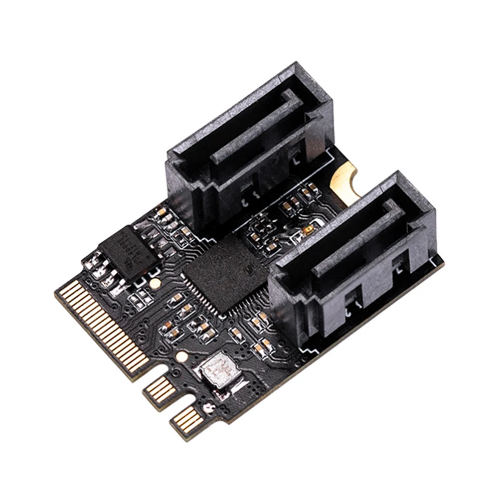 

2 Ports M.2 NGFF to SATA III Adapter Card One Channel M.2 A Key + E Key to SATA III Revision 3.2 Adapter Card Driver Free