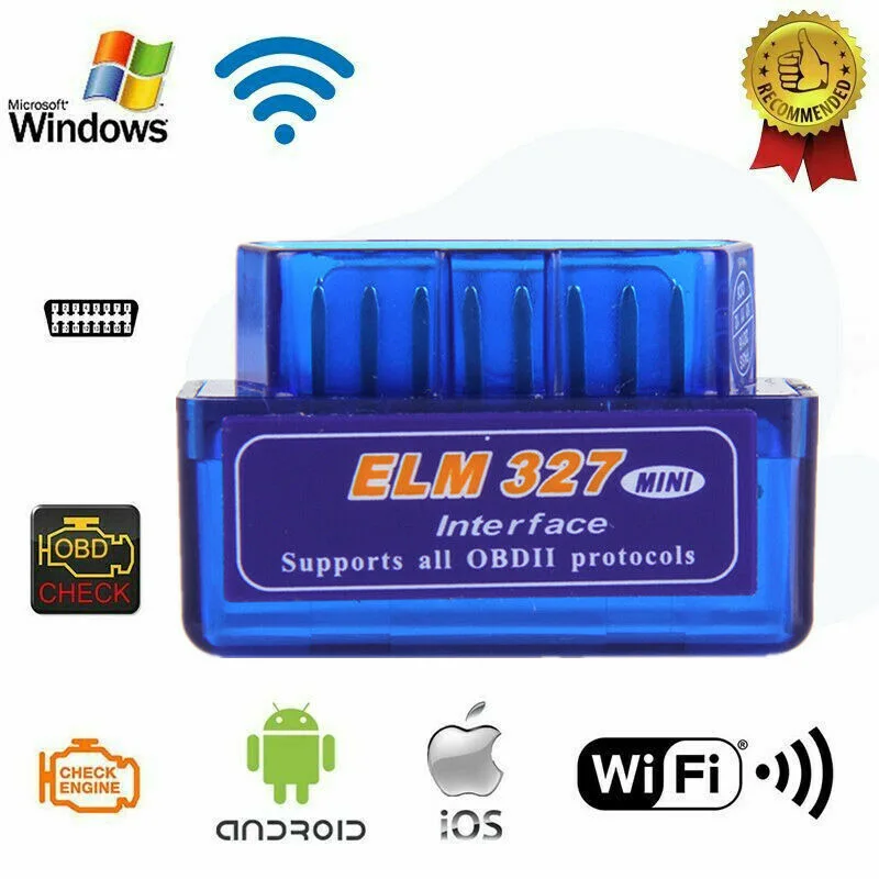 Super Mini Elm327 Bluetooth OBD2 V1.5 Elm 327 V 1 5 OBD 2 Автомобильный диагностический инструмент сканер