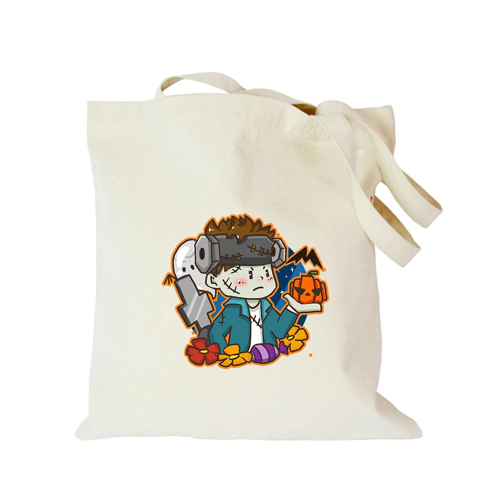 Оригинальная Парусиновая Сумка тоут с логотипом на заказ милая женская или