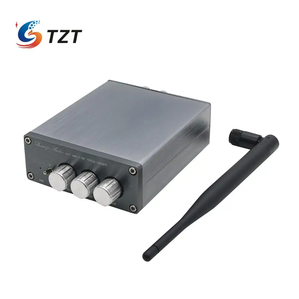 TZT цифровой аудио усилитель TPA3116 100 Вт * 2 HIFI Amp 2-канальный CSR8675 Bluetooth 5 0 BL50A |