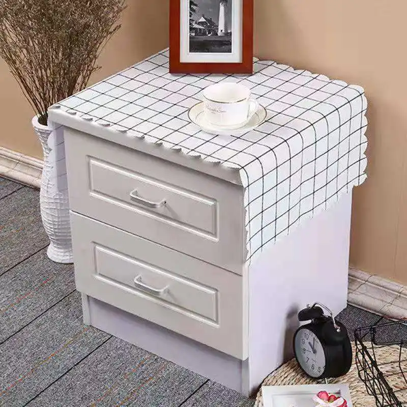 

Rectangular PVC bedside cupboard cover cloth waterproof oil anti-scalding rectangular universal tablecloth