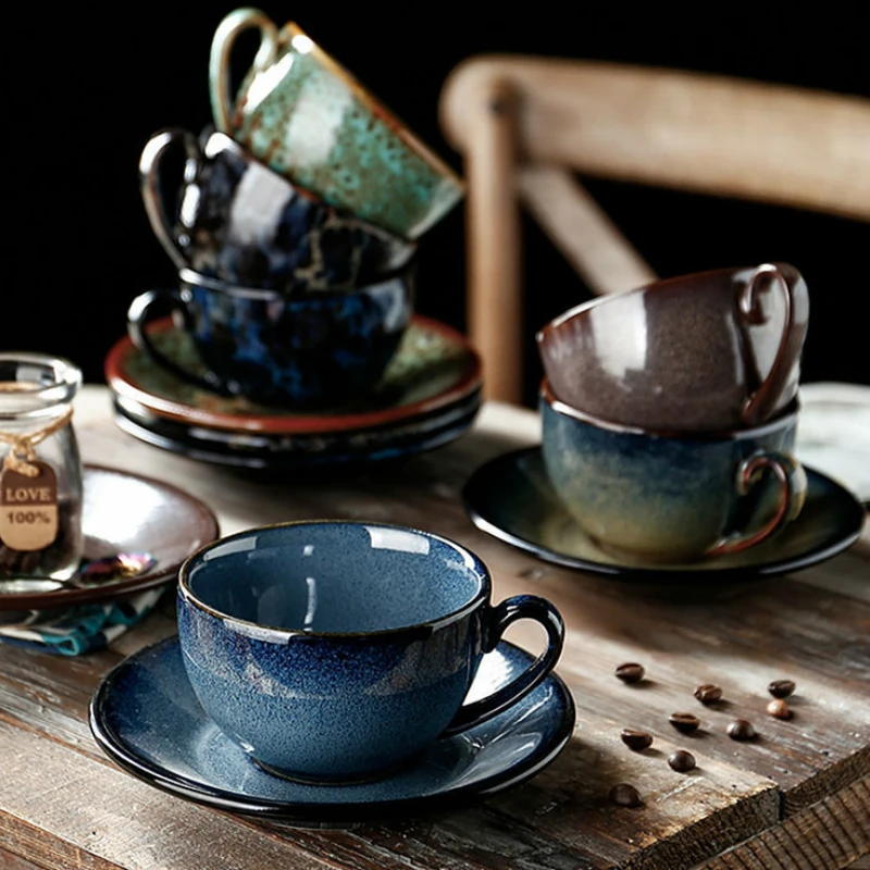 Забавная жаркая Классическая Роскошная фарфоровая чашка и блюдце керамика