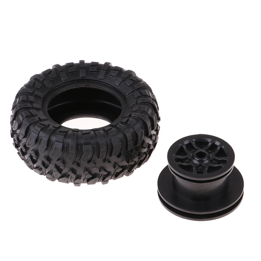 

4-pack RC Tire Complete Wheel Suitable for 1:12 Trucks, Monsters,