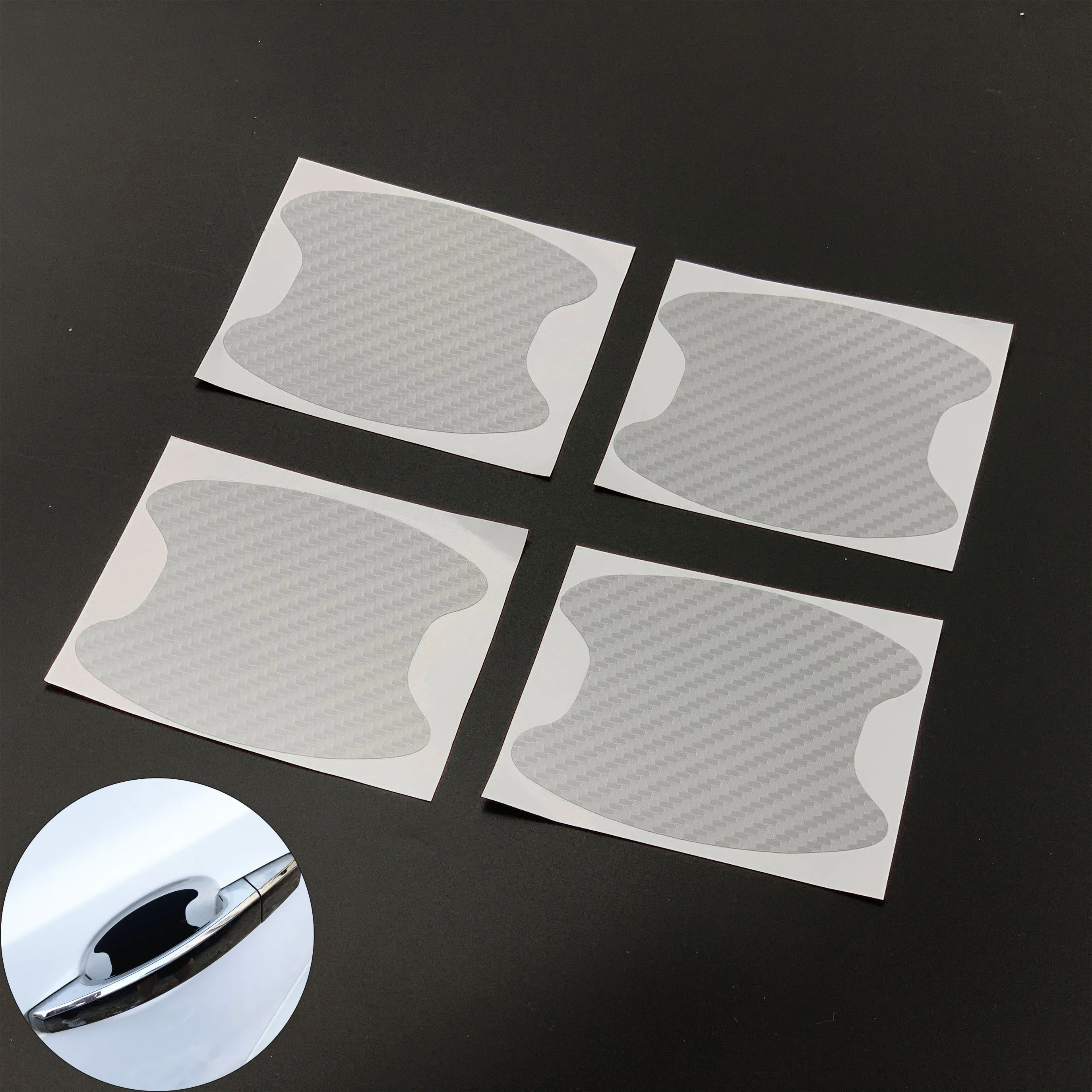 Защитная Наклейка для автомобильных ручек 4 шт./лот Citroen DS series C Quatre Triomphe Picasso C1 C2 C3 C4