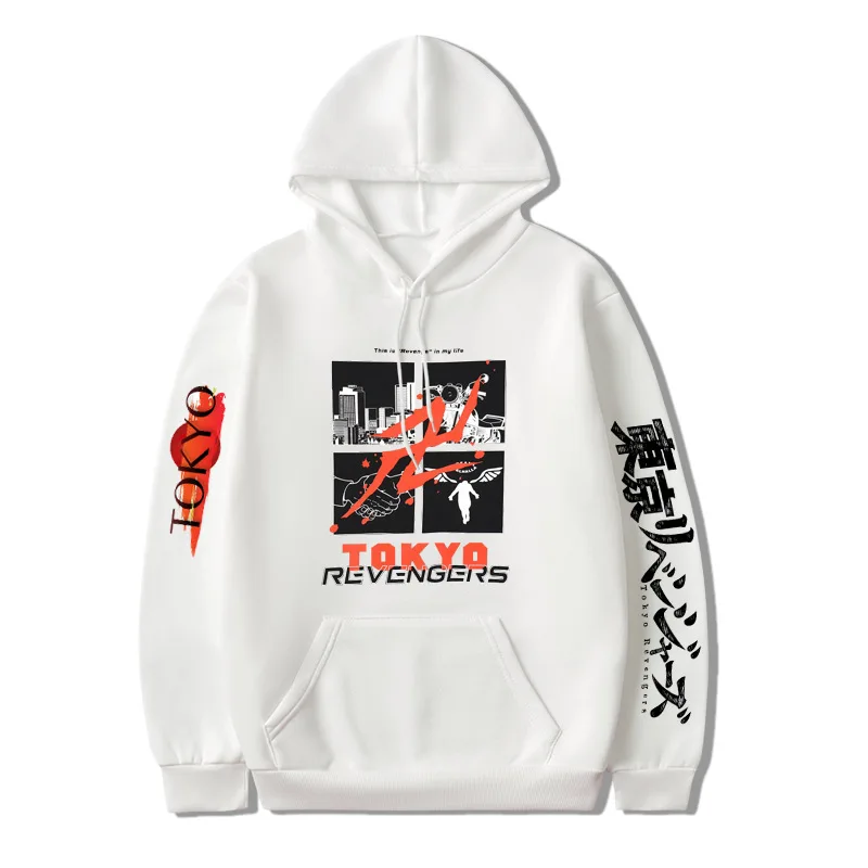 

Tokyo Revengers Hoodie Long Sleeve Sweatshirt Men's Hoodie Women Harajuku Casual Unisex Anime Clothes Oversized