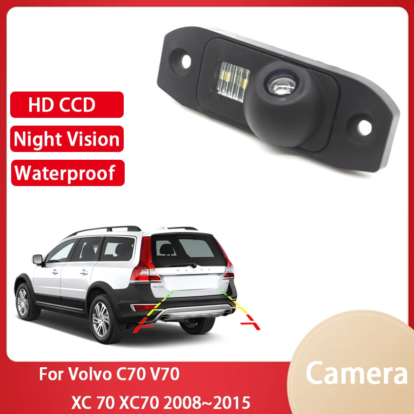 Автомобильная камера заднего вида для Volvo C70 V70 XC 70 XC70 2008 2009 2010 2011 2012 2013 2014 2015 Full HD с