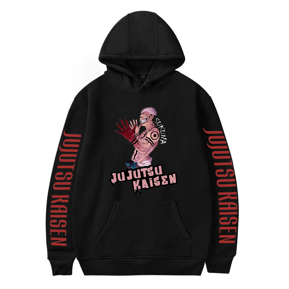 

Anime Jujutsu Kaisen Hoodies Men Women Sweatshirts Harajuku Boy/girls Sportswear Jujutsu Kaisen Clothes Men Tracksuit Oversized