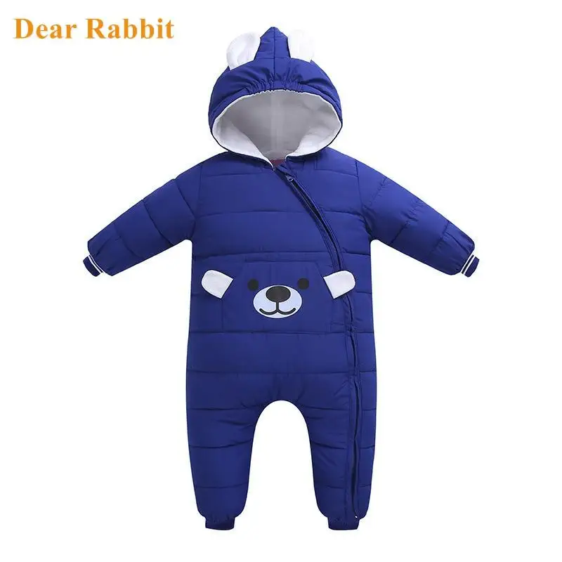 

Autumn Winter Newborn Infant Baby rompers boy girl Clothes Animal Style Clothing Romper Cotton-padded Overalls jacket for girls