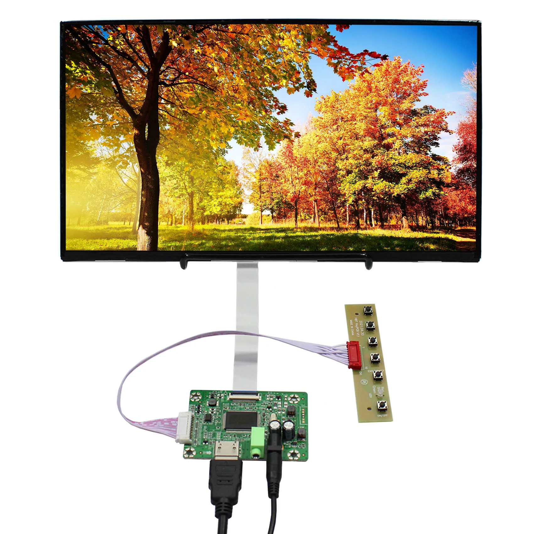 

VSDISPLAY 13.3inch VS133GF-B001 1920X1080 LCD Screen with HD-MI LCD Drive Board for laptop Display / DIY External LCD Display