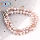 Ожерелье-чокер из натурального пресноводного жемчуга, 7-8 мм, 44 см