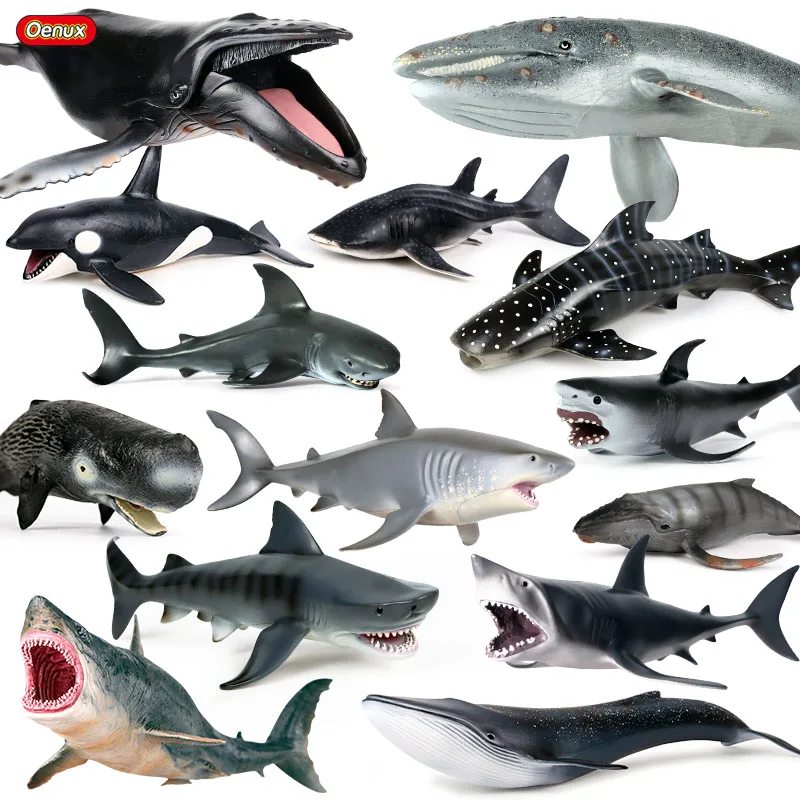 Oenux классические морские животные имитация кашалота Megalodon Ocean Sealife модель большой