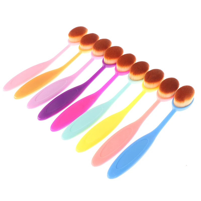 1 шт. Зубная щётка тональный крем для лица кисти рисования картин макияжные