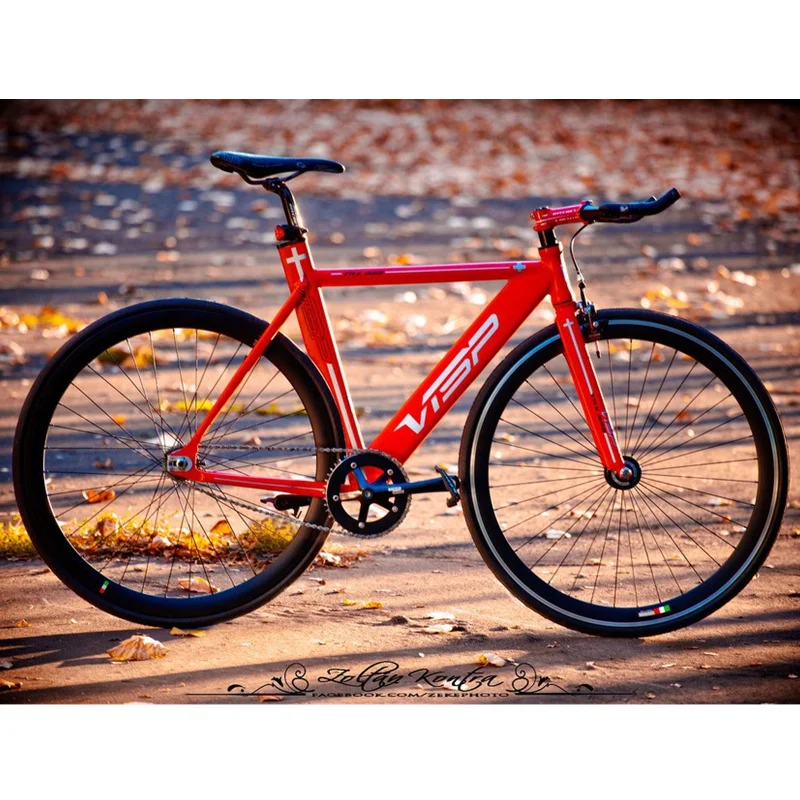 Велосипедная Рама рама с фиксированным зубчатым стеклом Экстра светильник AL6061