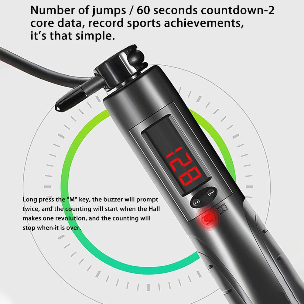 

Jump Ropes With Electronic Counting Skip Rope Outdoor Lose Weight Fitness Equipment Cordless Rope Skipping Exercise Jumping Rope