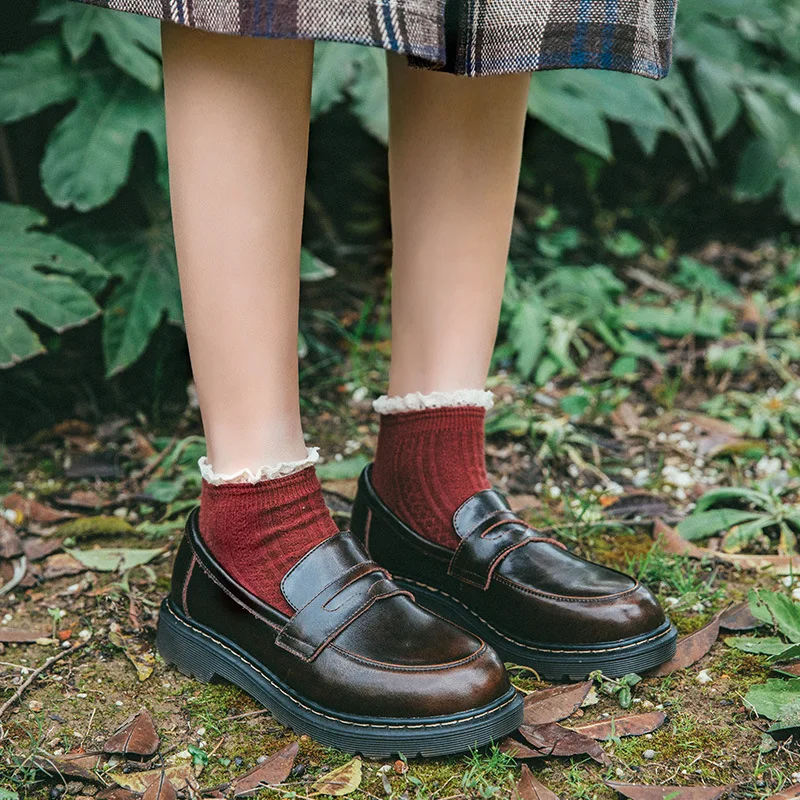 

Small Leather Shoes Women's College Style Literary Women's Shoes Leather Women's Shoes Student Ladies Small Leather Shoes