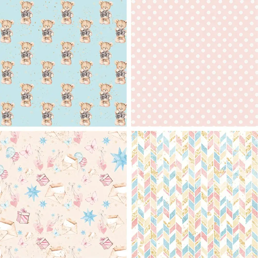 24 шт./компл. Бумага ремесла Сделай Сам фото альбом учетной записи карт делает фон 6