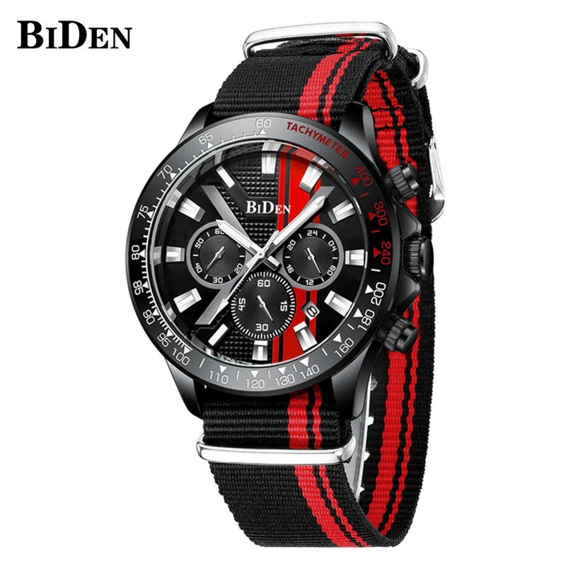 

BIDEN Luxury Quartz Wirtwatch Men BusinessAutomatic Date Watch Luminous Waterproof Chronograph Clock Trending Products 2021