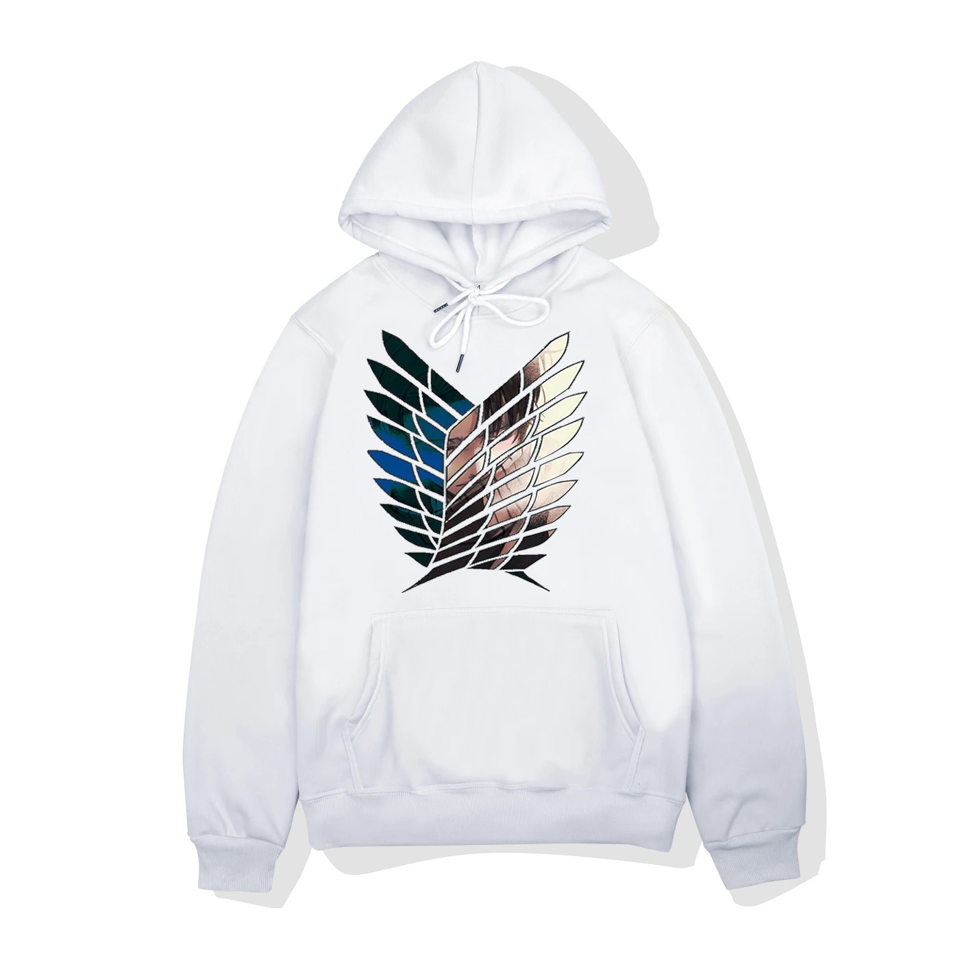 

Attack on Titan Men Hoodie 2021Fashion Threaded cuffs Pullovers Tops oversize hoodie sweatshirt Men women pullover hoodies