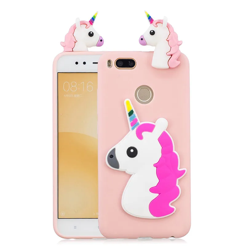 Unicorn 3D единорога панда кактус мягкий TPU чехол для Xiaomi mi A3 A1 A2 Lite Red mi 8 8A Note 8T Note 8 iPhone 7 6 Plus 5 iPad Pro 4, 8T 5A 6A 7A 4 4X Go S2 - Цвет: Unicorn