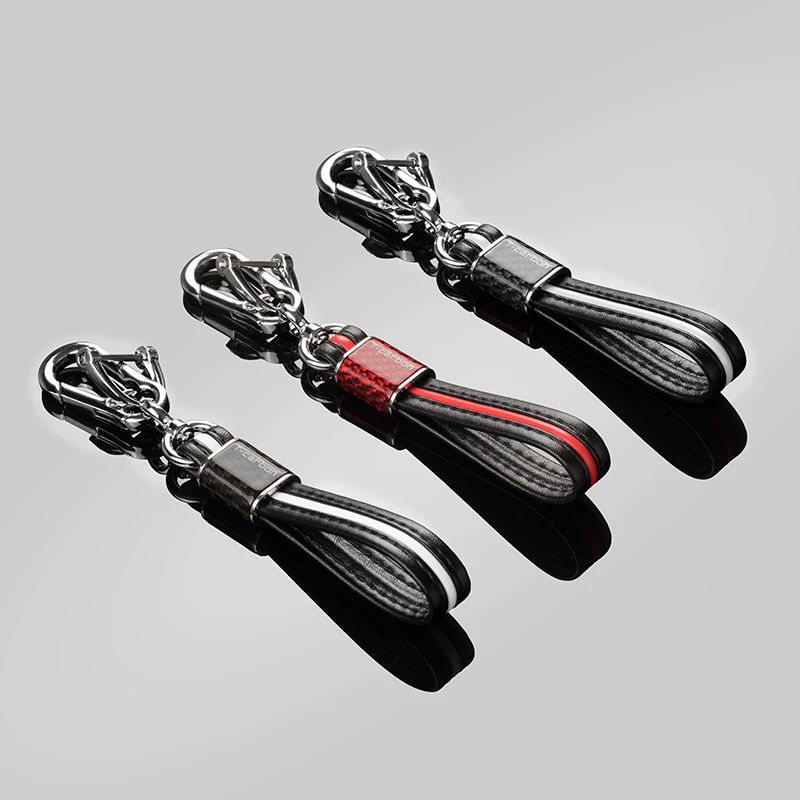 

Carbon fiber Car key case Cover buckle chain For BMW X1 X3 X4 X5 X6 7 3 Series