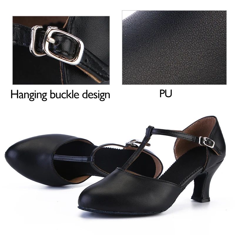 Women Latin Dance Shoes Jazz Adult Ballroom Salsa Dancing Shoes Woman Black Teachers Training Modern Tango Dance Sneakers