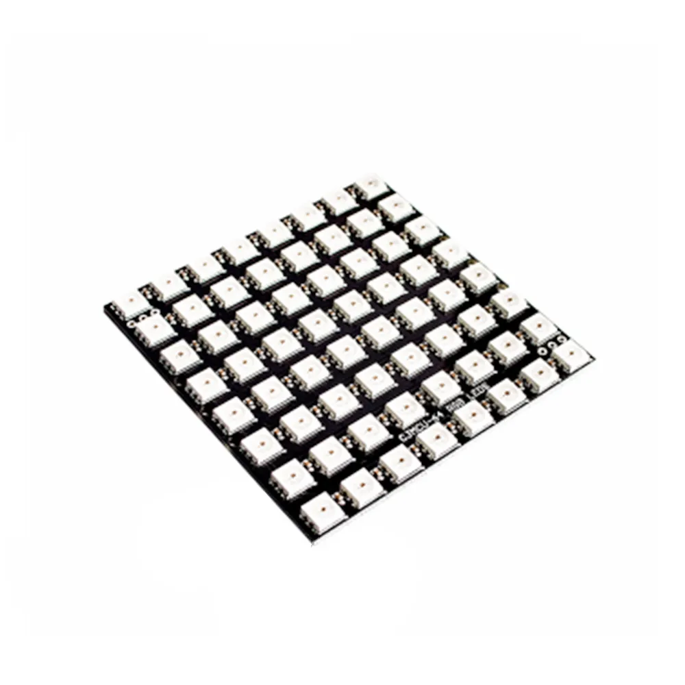 64-bit WS2812 5050 RGB LED built-in full-color driver colored light development board | Электроника