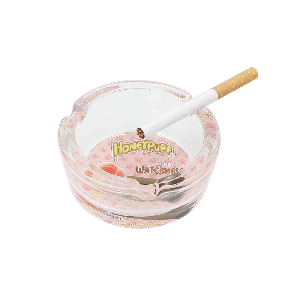 HONEYPUFF тяжелый с украшением в виде кристаллов стеклянная пепельница костюм для