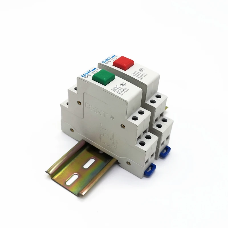 

CHINT Din Rail Mount Pushbutton Red Green NP9 2NO 2NC Pushbutton Switch