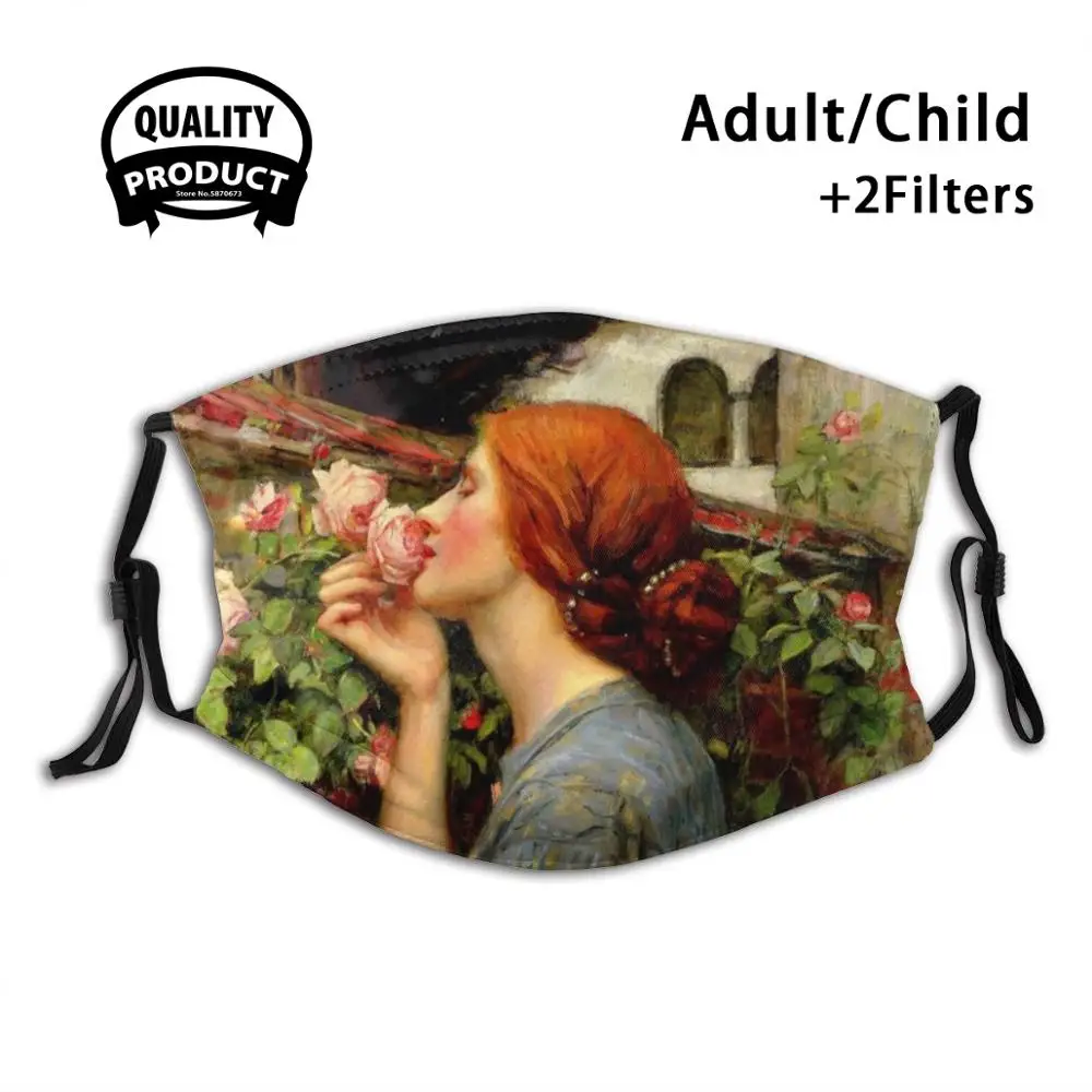 

Многоразовая маска для рта John William Waterhouse «The Soul Of The Rose», фильтр для мужчин, женщин, мужчин, детей, Джон Уильям, Уотерхаус