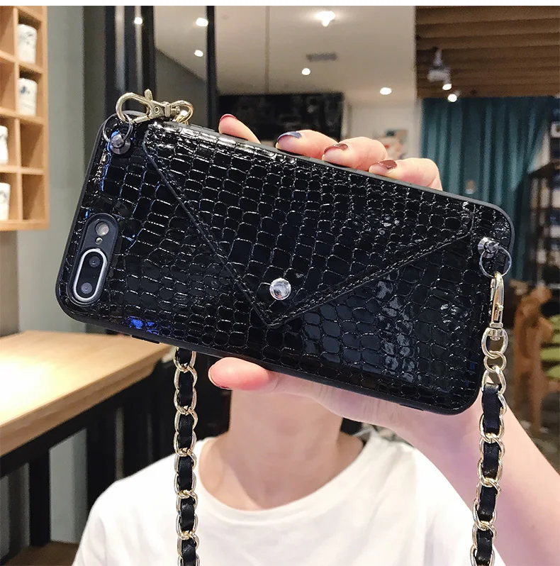 Хит, Женский кошелек через плечо с длинным ремешком, чехол для iPhone 11 Pro XS MAX XR X 6S 8 7 6 Plus, чехол с отделением для карт, кошелек, чехол