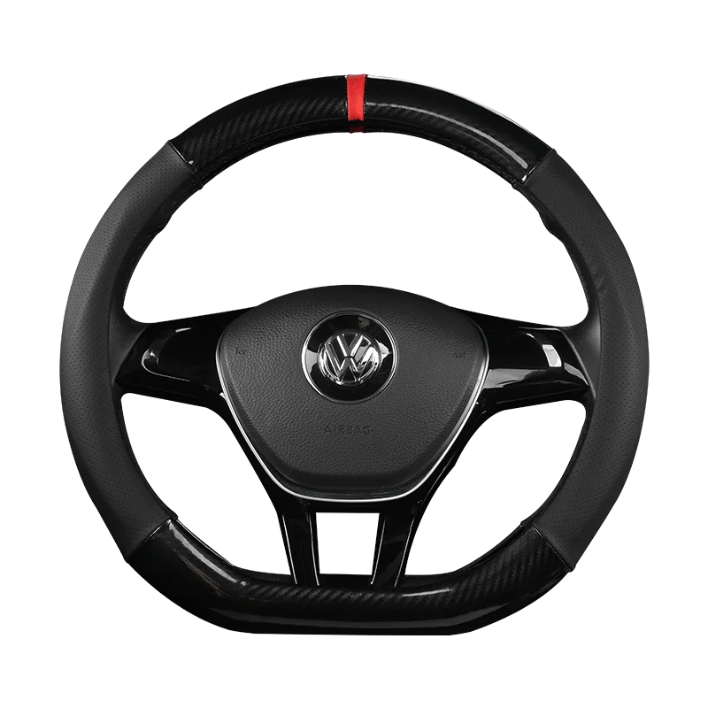 Черный PU искусственная кожа прошить чехол рулевого колеса автомобиля для hyundai i30