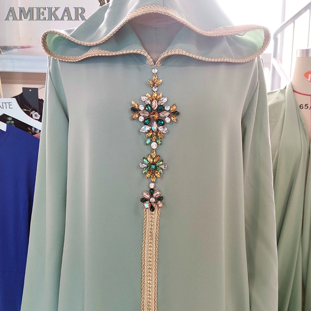 

Ramadan Eid Abaya Dubai Turkey Muslim Fashion Hijab Dress Islam Clothing African Dresses For Women Robe Musulman Djellaba Femme