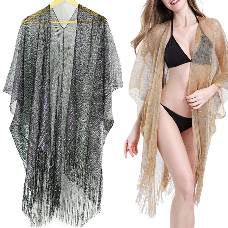 

K5DA Women Sexy Beach Cover Up Summer Swimsuit Bikini Cover Up Short Beach Dress Bathing Suit Swimwear Bikini Blouse