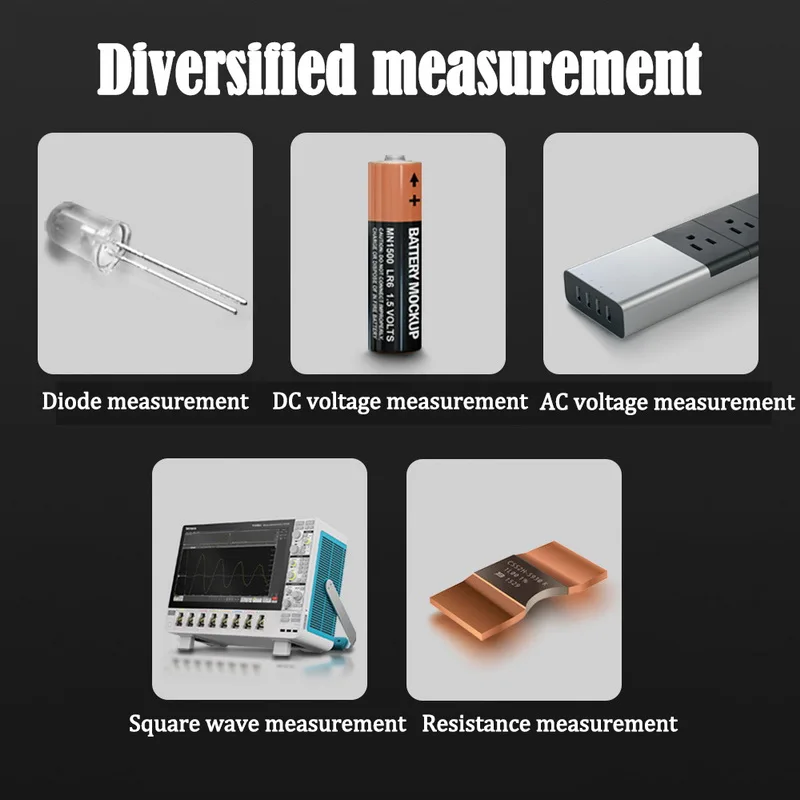 Портативный цифровой мультиметр Urijk с ЖК-подсветкой амперметр