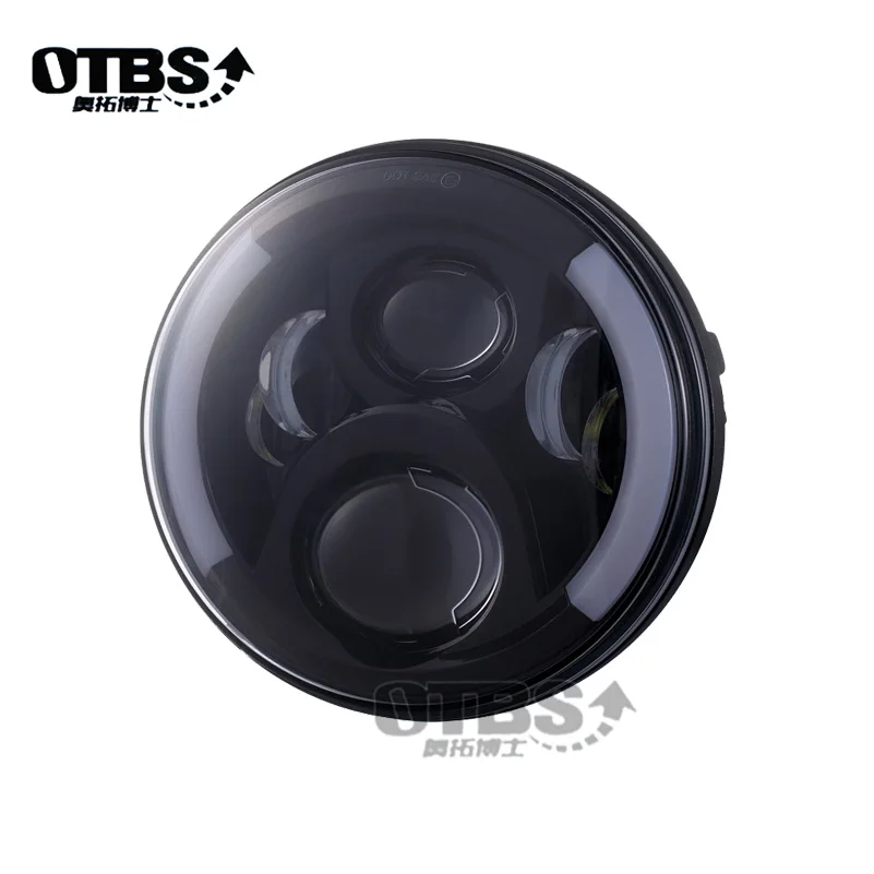 7 ''светодиодный проектор фары H4 для вождения дюймов корпус ведро DRL Янтарный