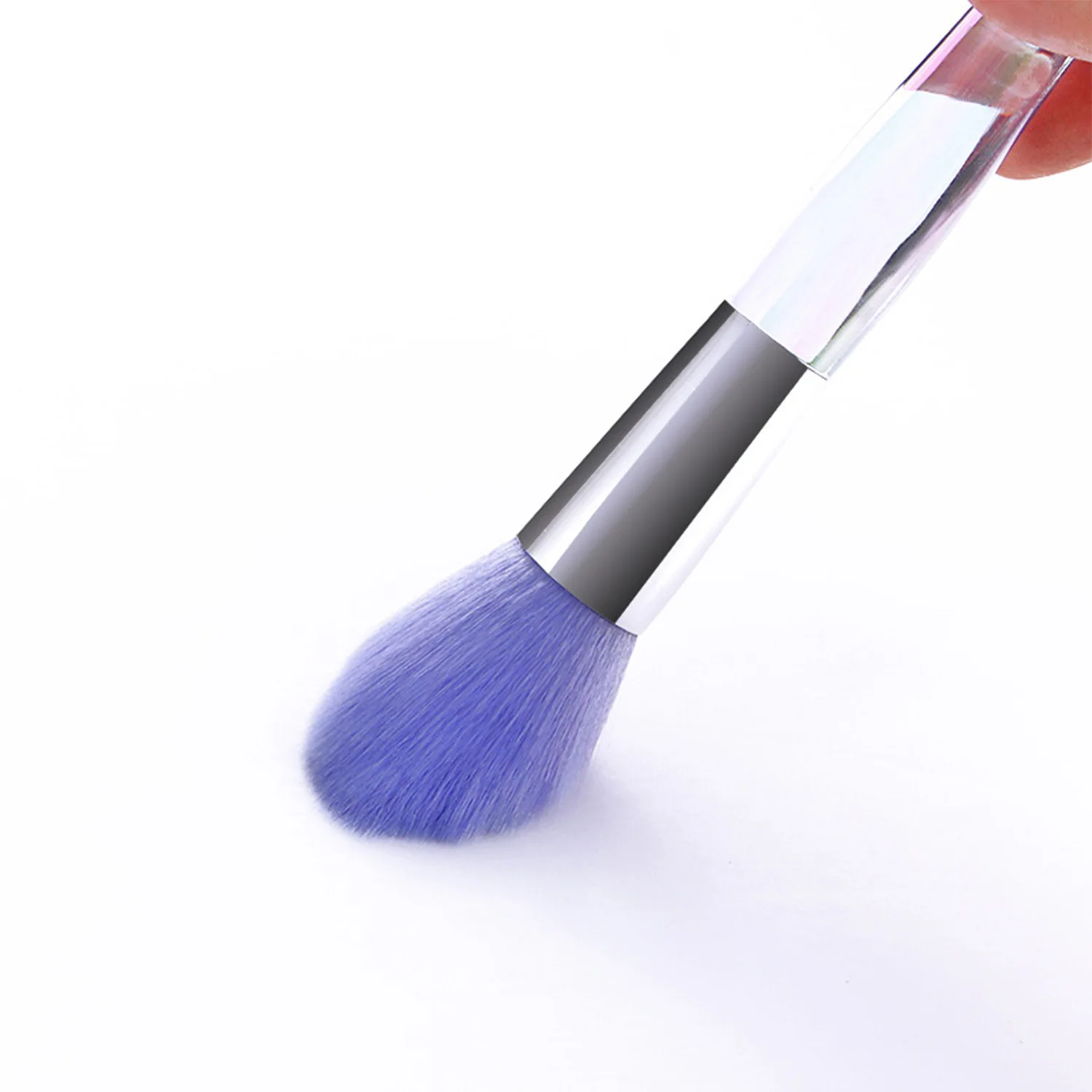 Набор кистей для макияжа с фиолетовыми кристаллами 7 шт. | Красота и здоровье