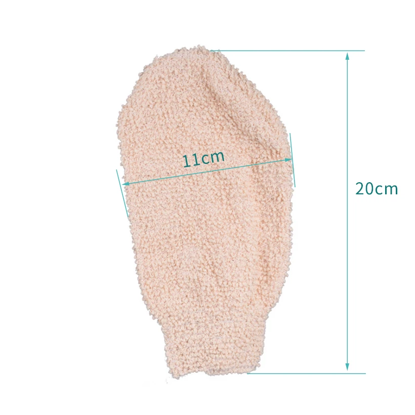 Массажные перчатки FEIXIANG из натуральной люфы для ванны массажер тела щетина щетка