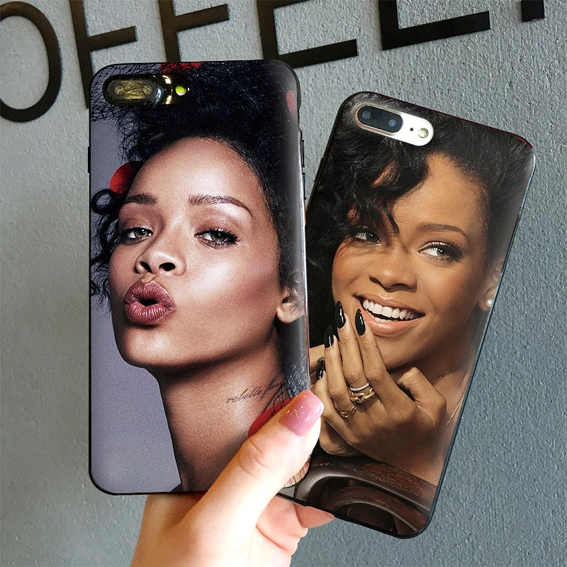 Sexy Rihanna For iPhone X XR XS MAX Soft Silicone Back Cover Apple 8 7 6S 6 S Plus Phone Case | Мобильные телефоны и