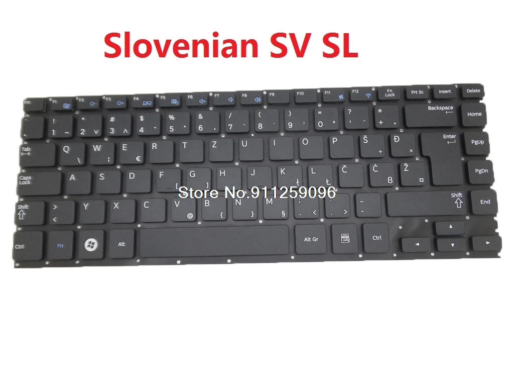 Клавиатура для ноутбука Samsung NP530U4B NP530U4A NP530U4C 530U4B 530U4A 530U4C Словенский SL SV Германия GR