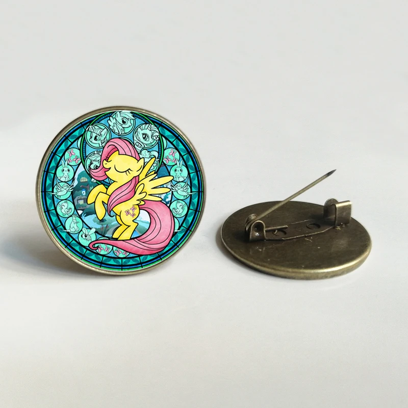 Моя маленькая лошадка Баоли пони принцесса брошь значок Радуга лошадь искусство