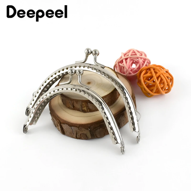 10 шт. Deepeel 6 5 см ~ 15 Серебряный Мини металлическая рамка для кошелька материал