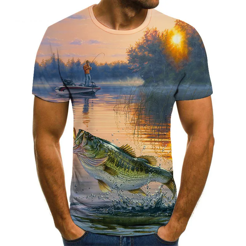 

Summer New Casual 3D Printing Men and Women Hip-hop Fashion Trend Short-sleeved T-shirt