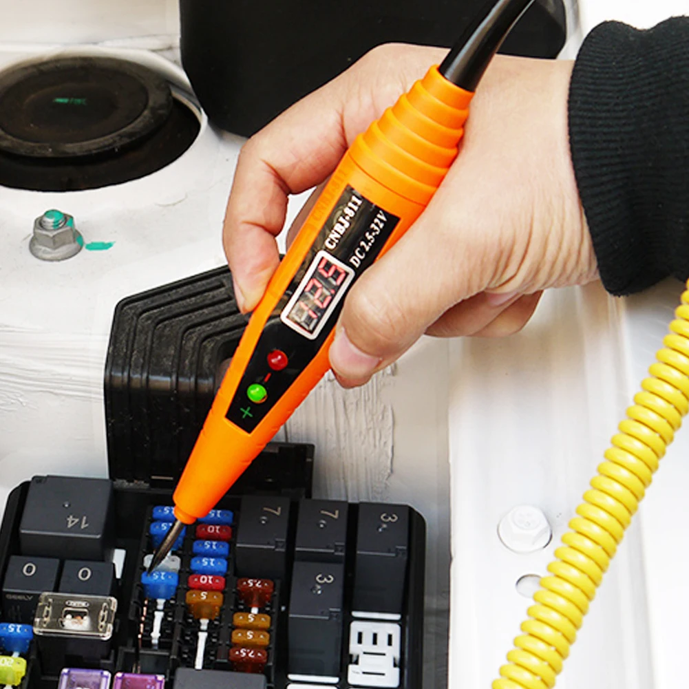 Car Electrical Circuit Test Pen Self Diagnosis Digital Display Voltage Power Probe Pencil Diagnostic Tools Detector |