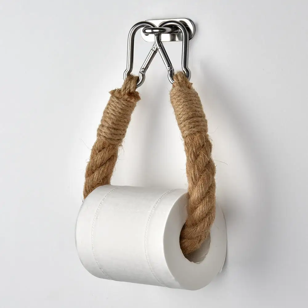 

Vintage Towel Hanging Rope Toilet Paper Holder Home Hotel Bathroom Decoration Supplies