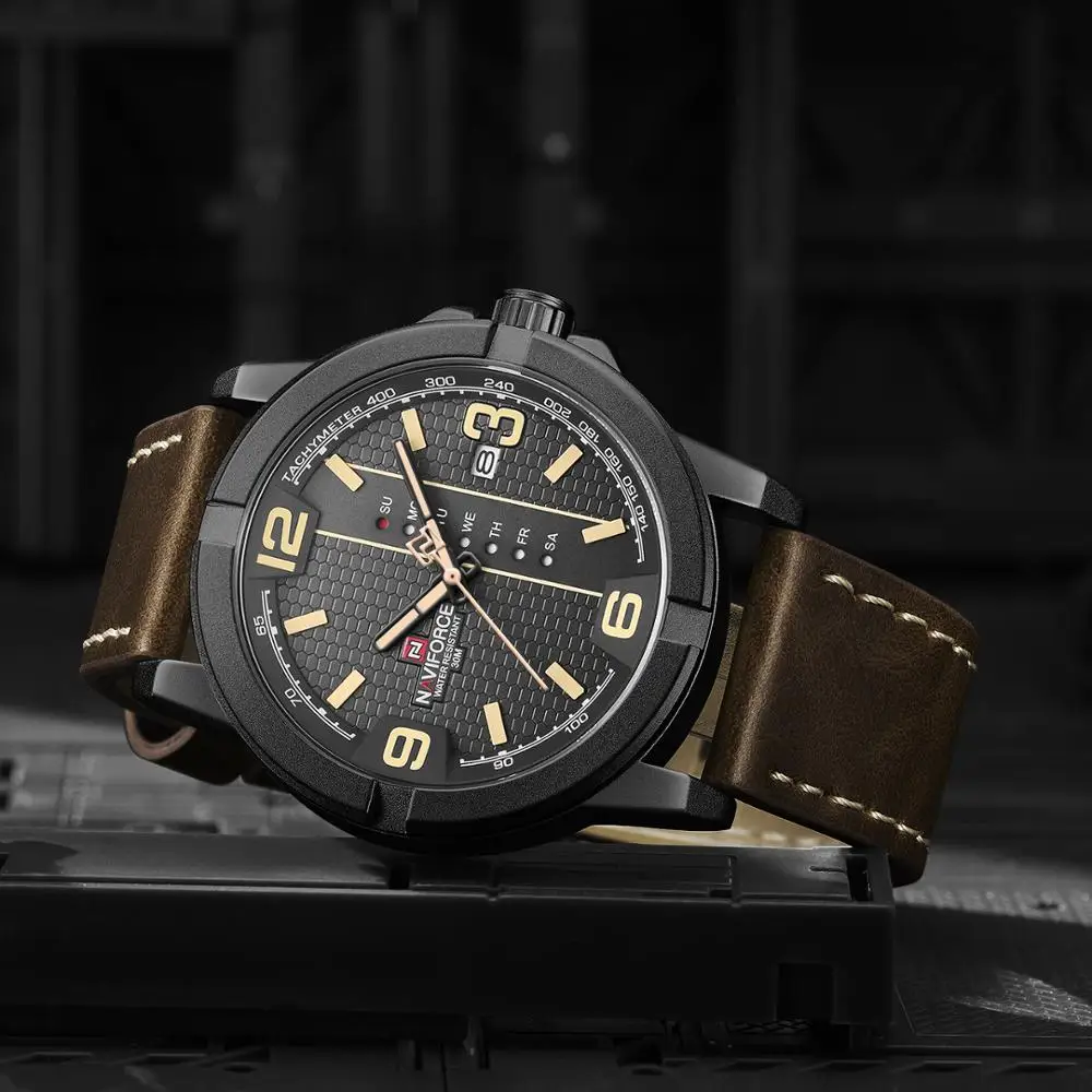 Часы наручные NAVIFORCE Мужские кварцевые спортивные аналоговые деловые