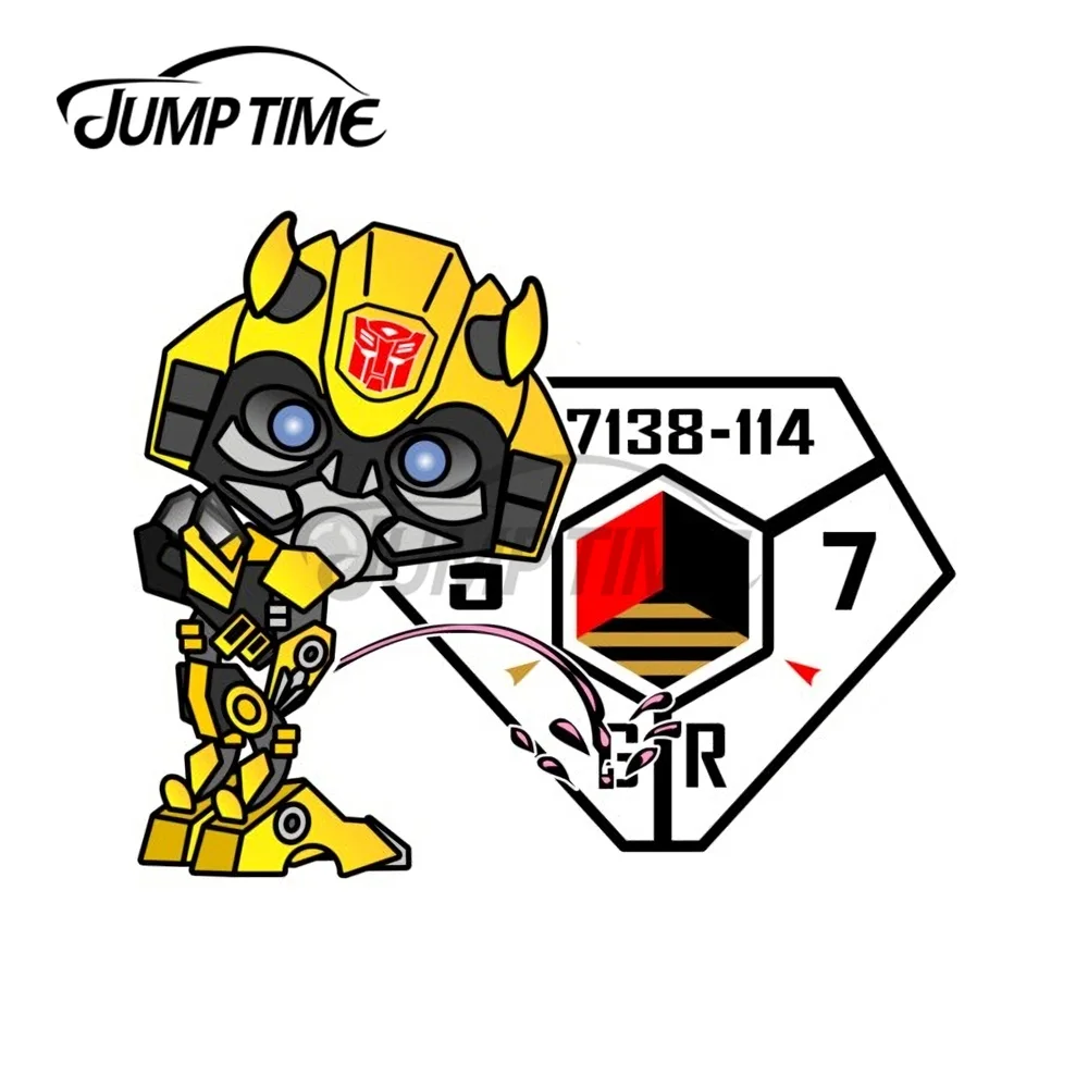 JumpTime 13x11 5 см Шмель в сектор 7 v2 автомобиля Assessoires мотоцикла холодильник ноутбук с