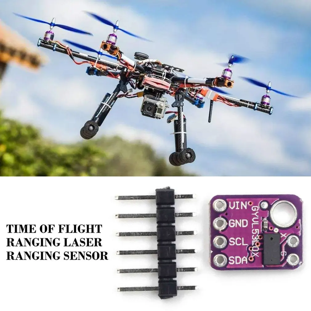 

High Quality VL53L0X GY-530 ambient light sensor to the human eye as a single chip measuring light intensity lux meter